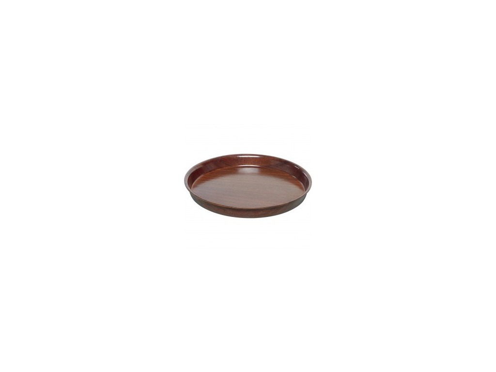 Vooruitzicht Pathologisch frequentie Dienblad Woodform rond, met hoge rand 42x3 cm